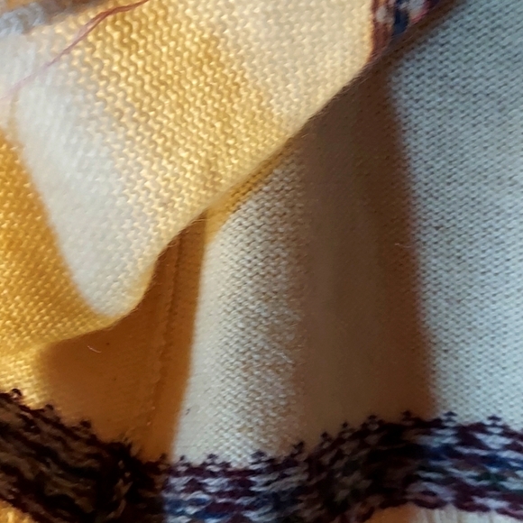 The Woolrich Woman Vintage Wool Rose Floral Patterned Cardigan Sweater - Picture 9 of 9